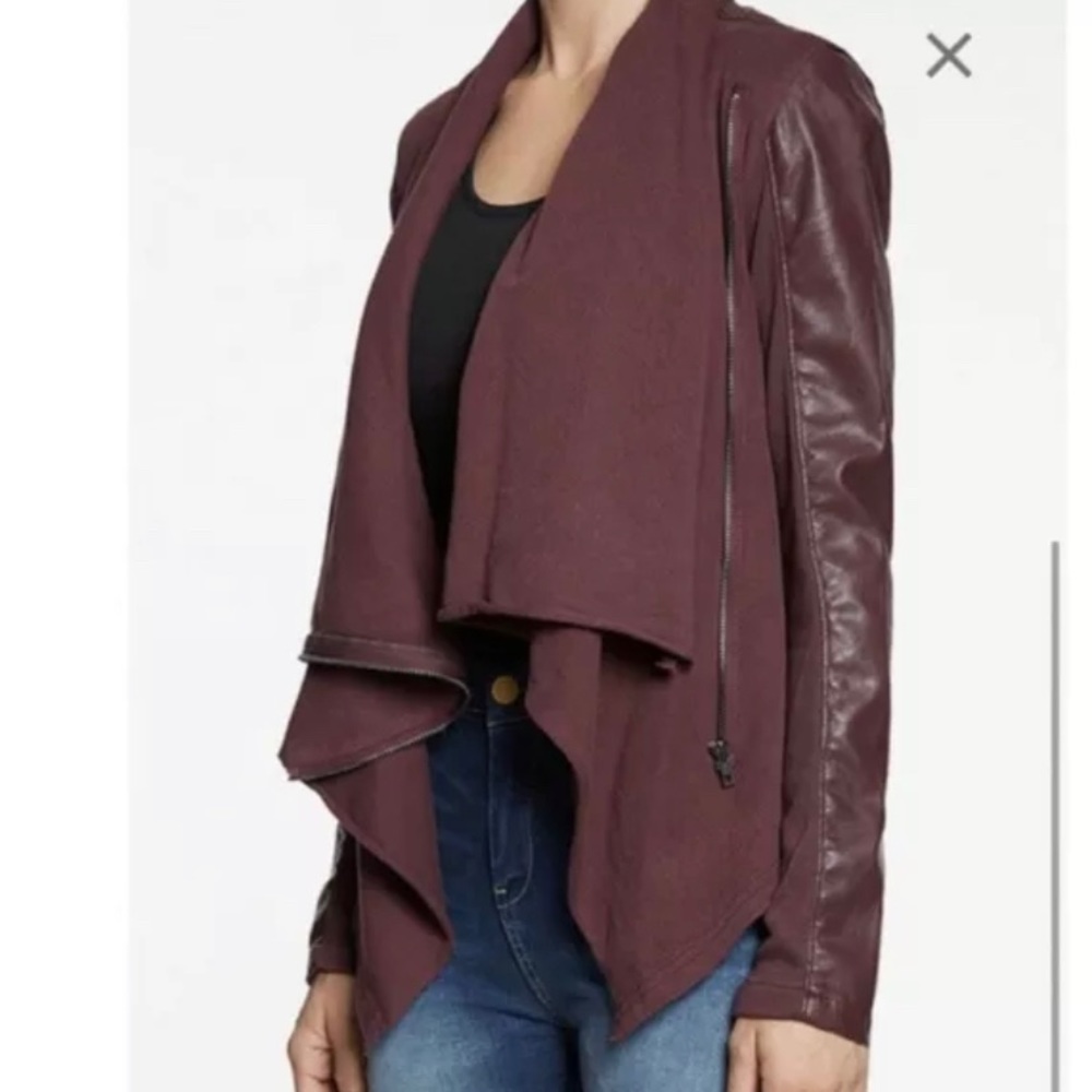 [Closet Clear Out] Blank NYC Private Practice Faux Leather Moto Jacket - Picture 2 of 7